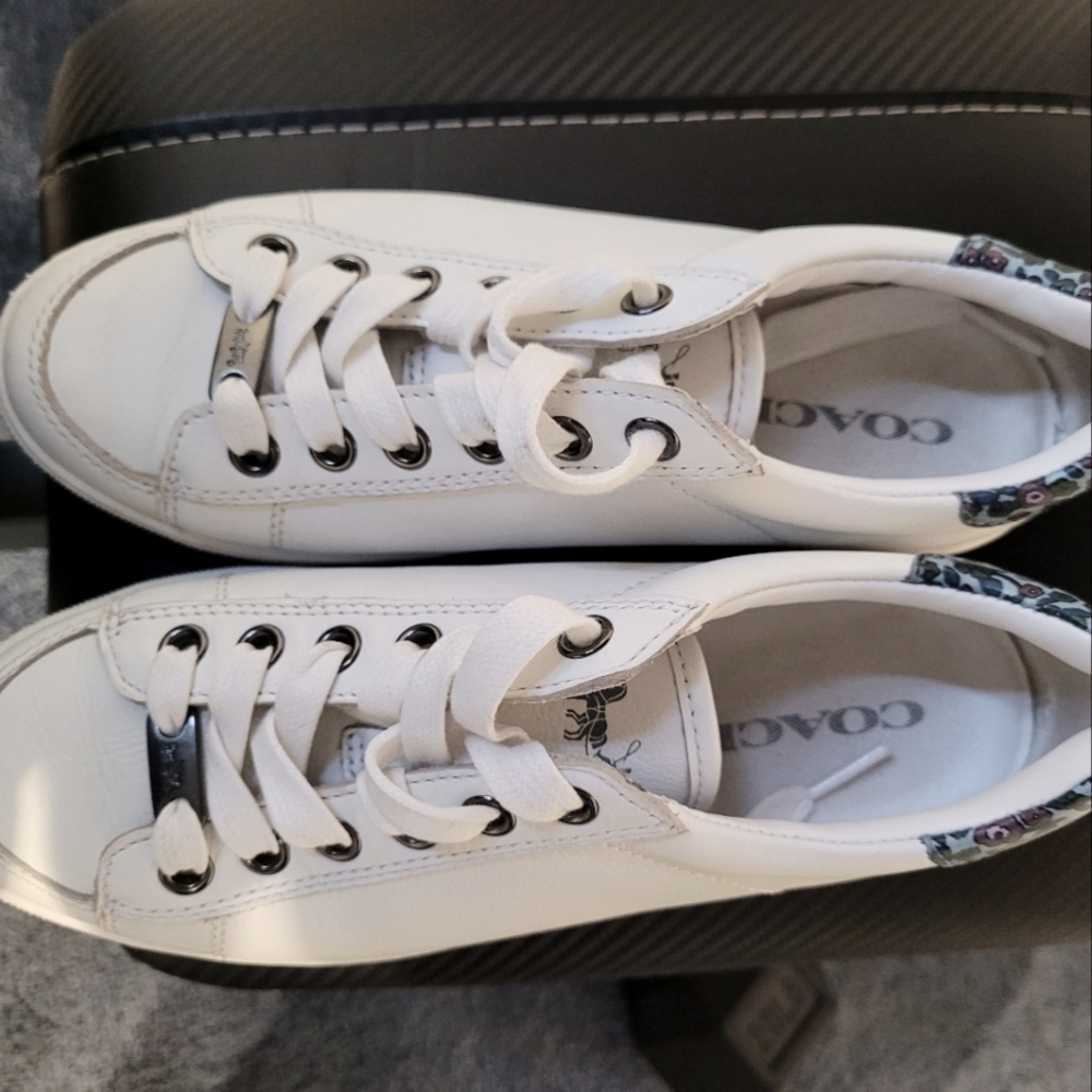 Size 5 Coach sneakers